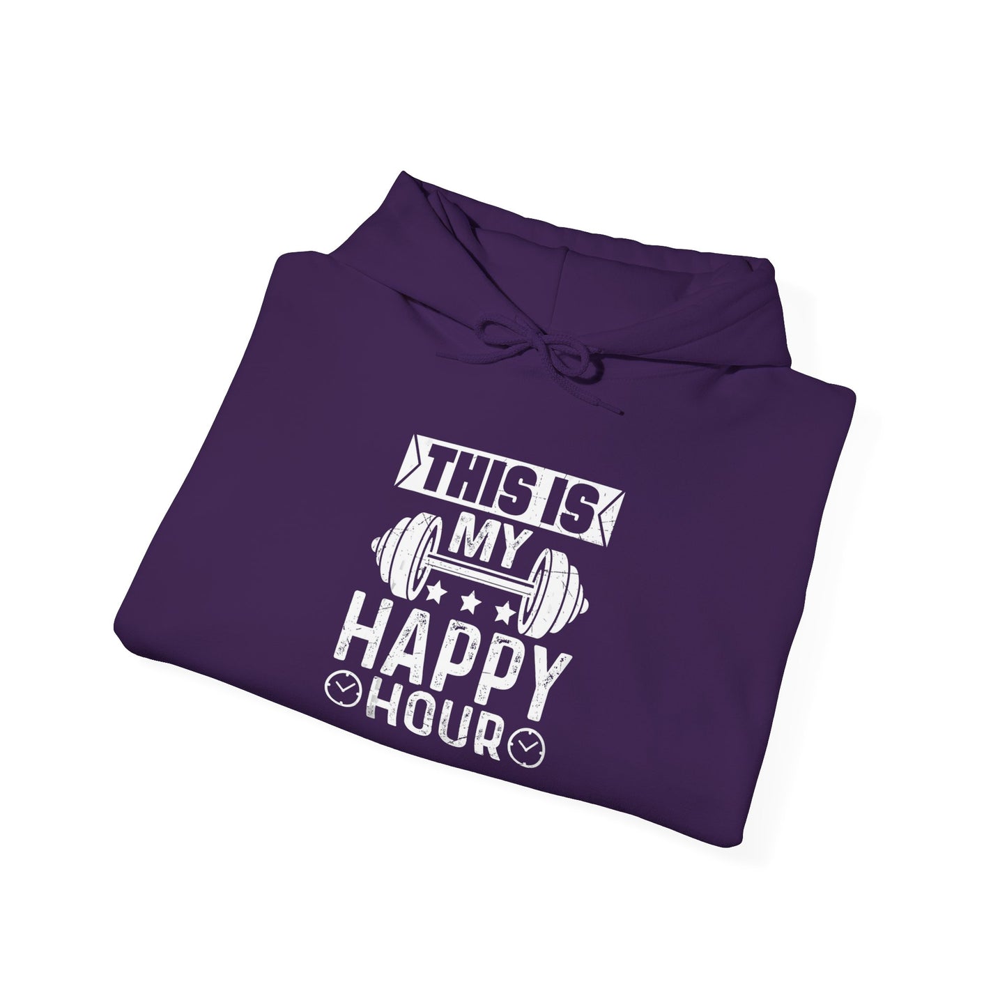 Bold Barbell Happy Hoodie