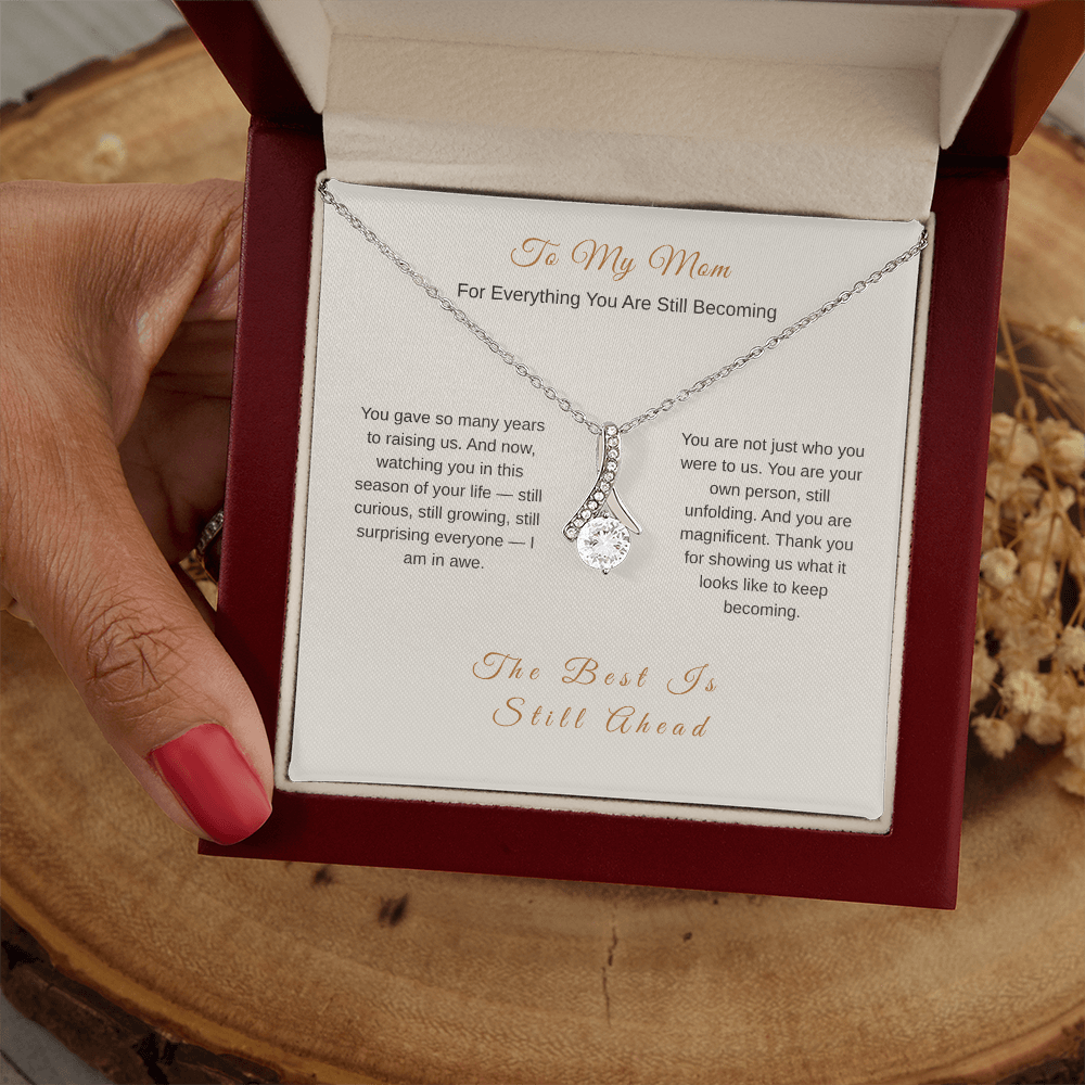 Everything You Are Becoming Necklace β Inspirational Gift for Mom - Golden Willow Emporium