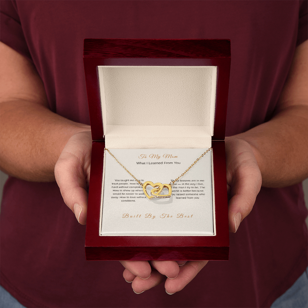 What I Learned From You Necklace for Mom β Meaningful Gift from Son - Golden Willow Emporium