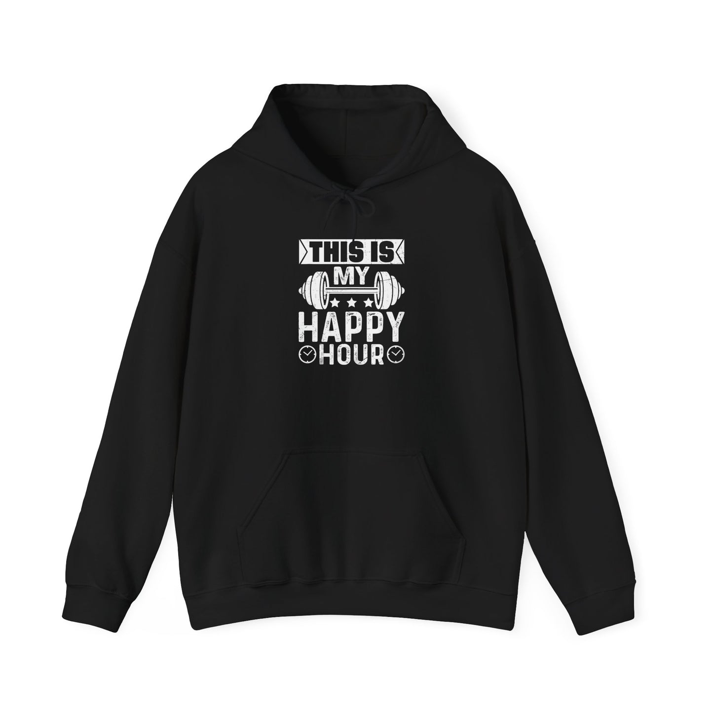 Bold Barbell Happy Hoodie