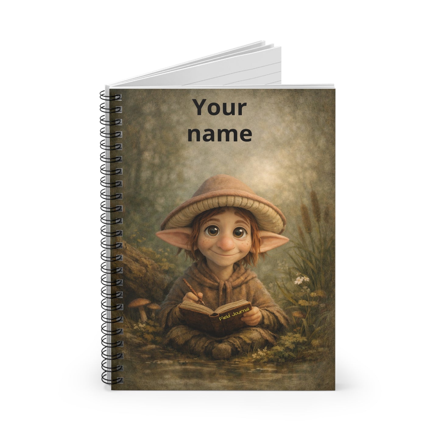 Peppercorn's Reading Spiral Notebook – Personalized Fantasy Journal - Golden Willow Emporium