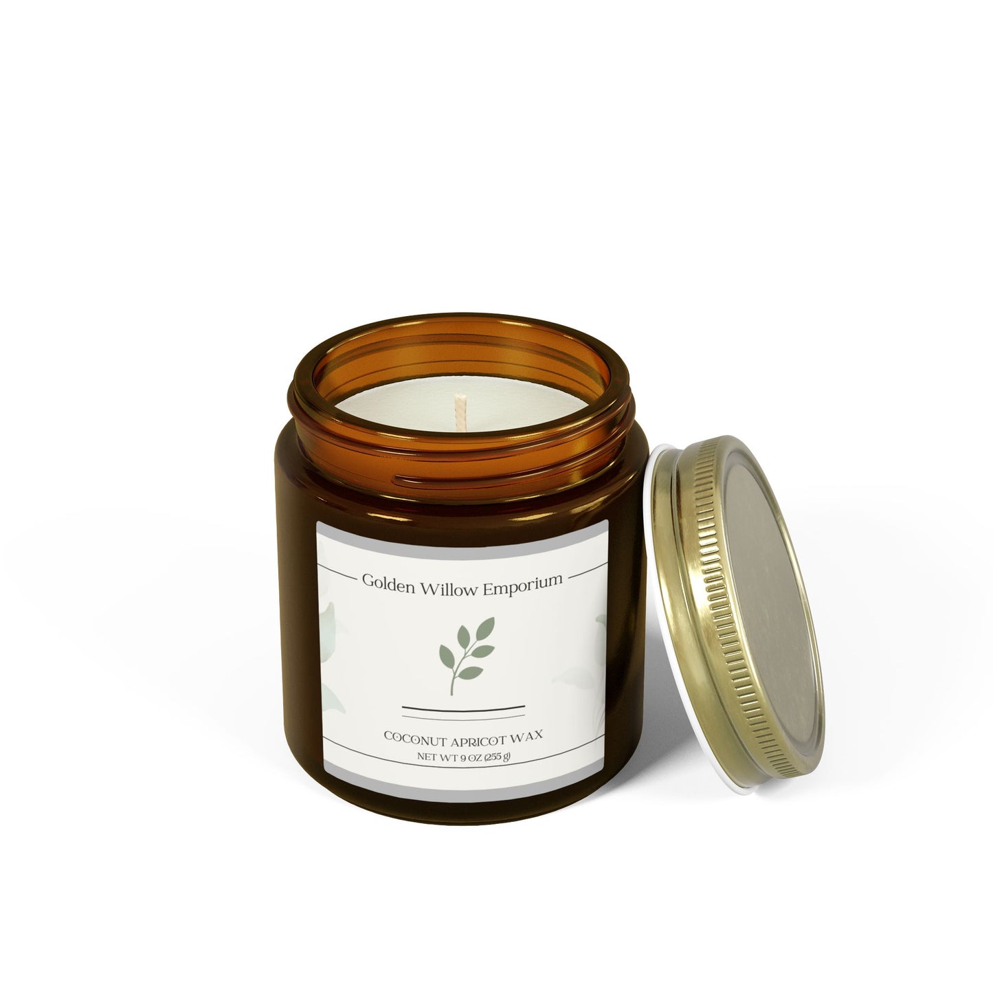 Quiet Moments Coconut Apricot Candle – Calm Gift for Her - Golden Willow Emporium