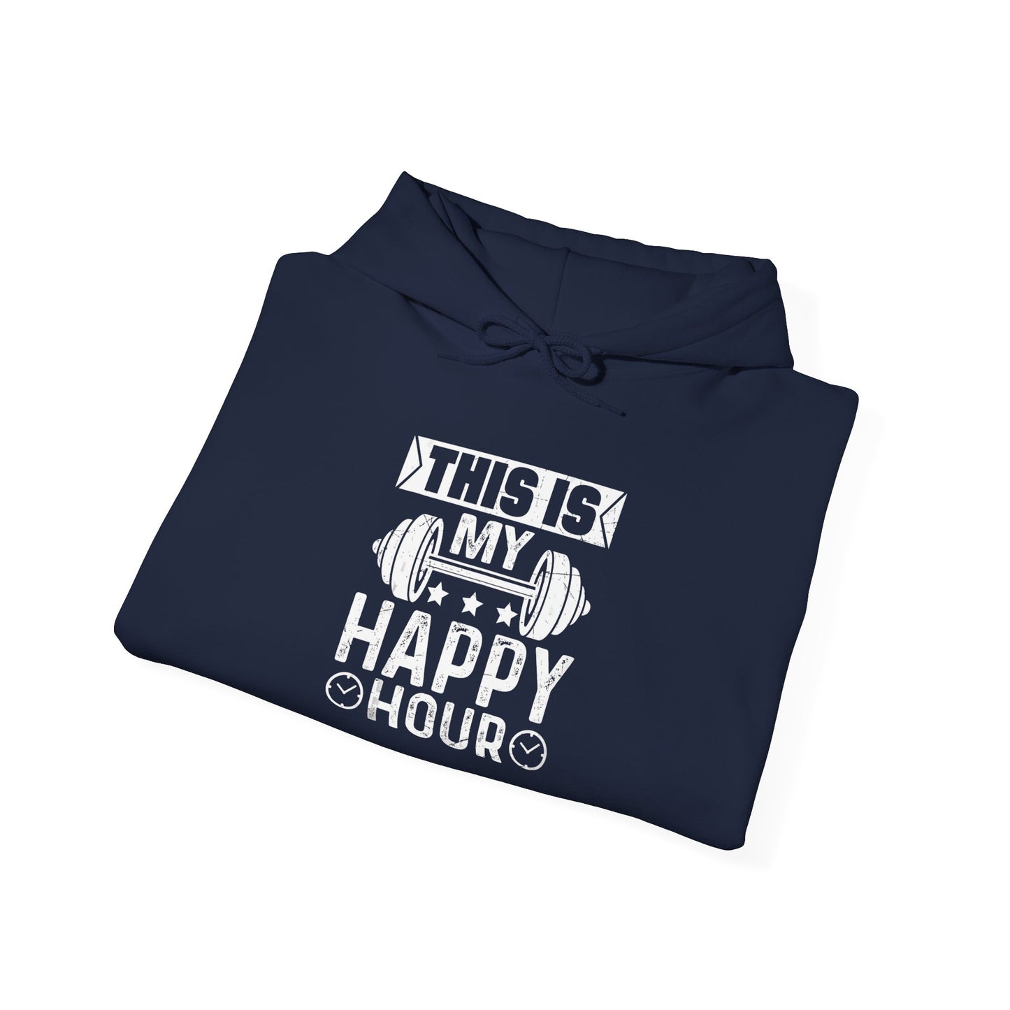 Bold Barbell Happy Hoodie