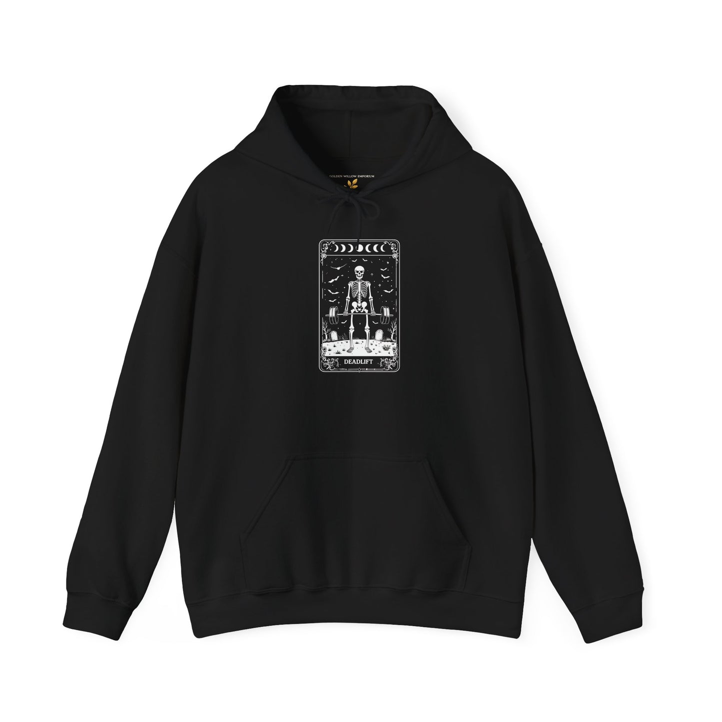 Tarot Death Card Hoodie — Gothic Skeleton Tarot Pullover