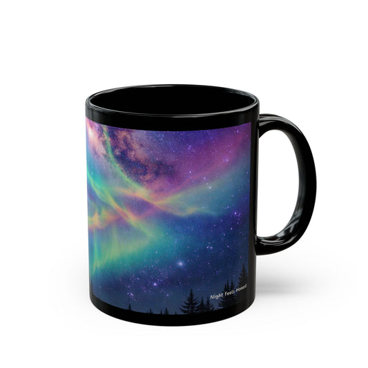 Aurora Night Sky Mug — Northern Lights Coffee Cup (11oz & 15oz)