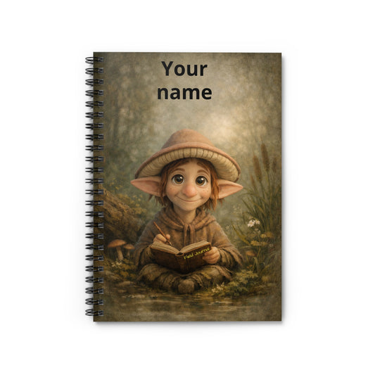 Peppercorn's Reading Spiral Notebook – Personalized Fantasy Journal - Golden Willow Emporium