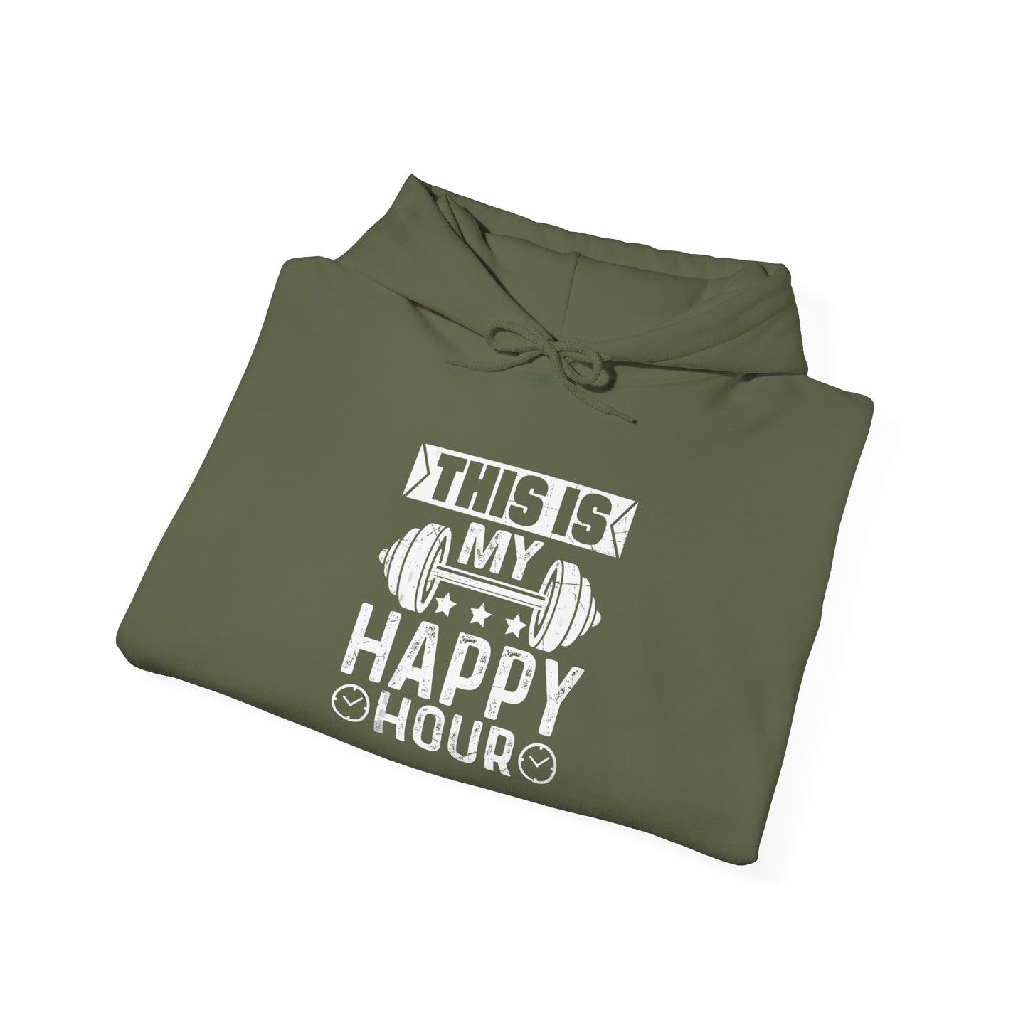 Bold Barbell Happy Hoodie