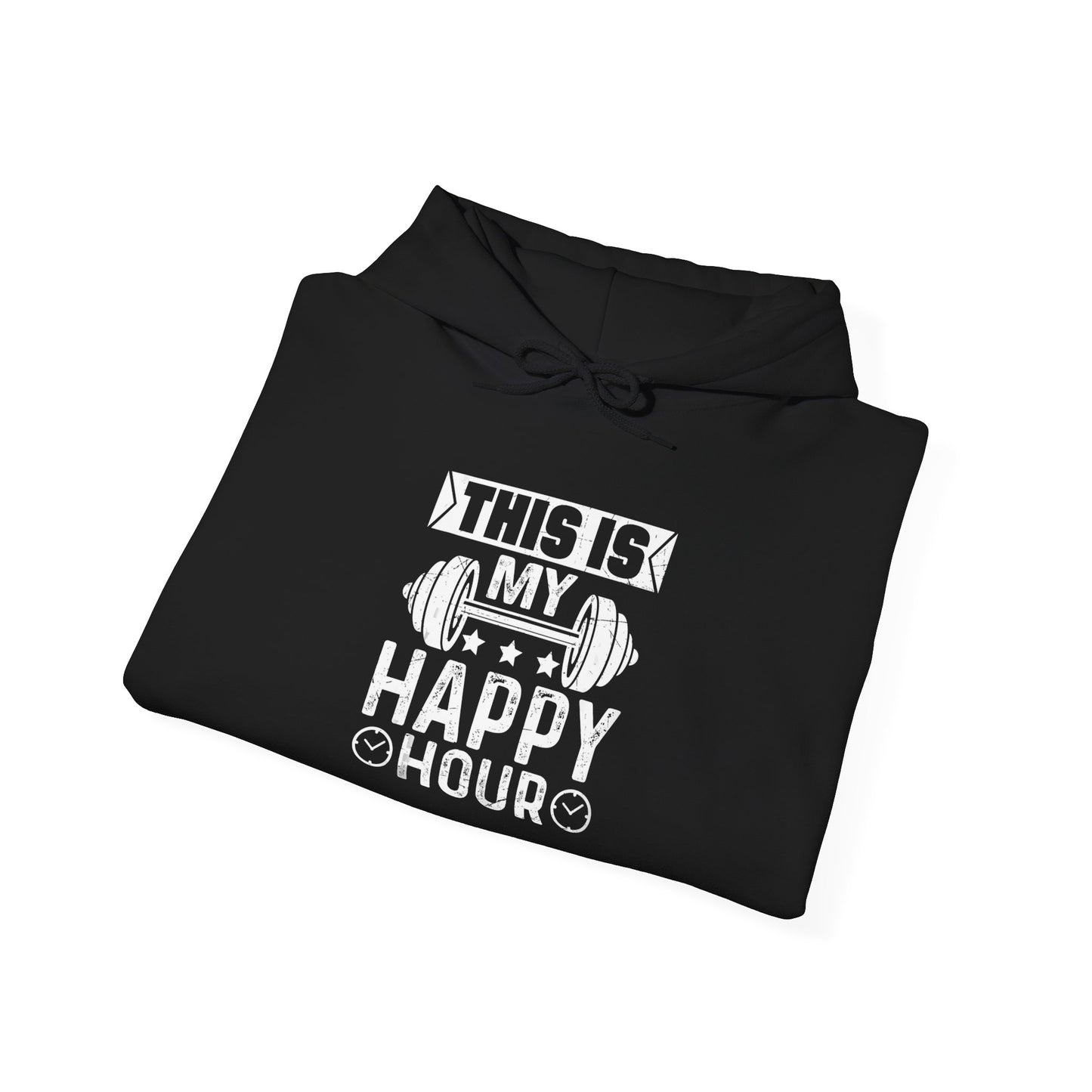 Bold Barbell Happy Hoodie