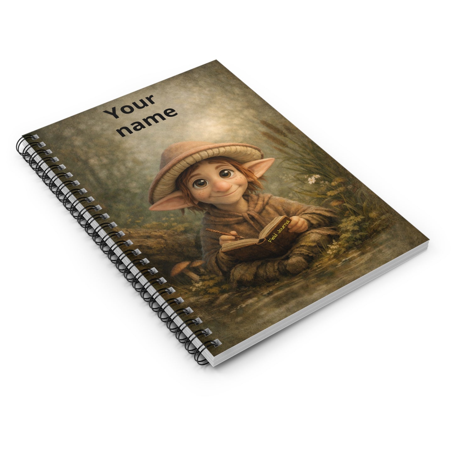 Peppercorn's Reading Spiral Notebook – Personalized Fantasy Journal - Golden Willow Emporium
