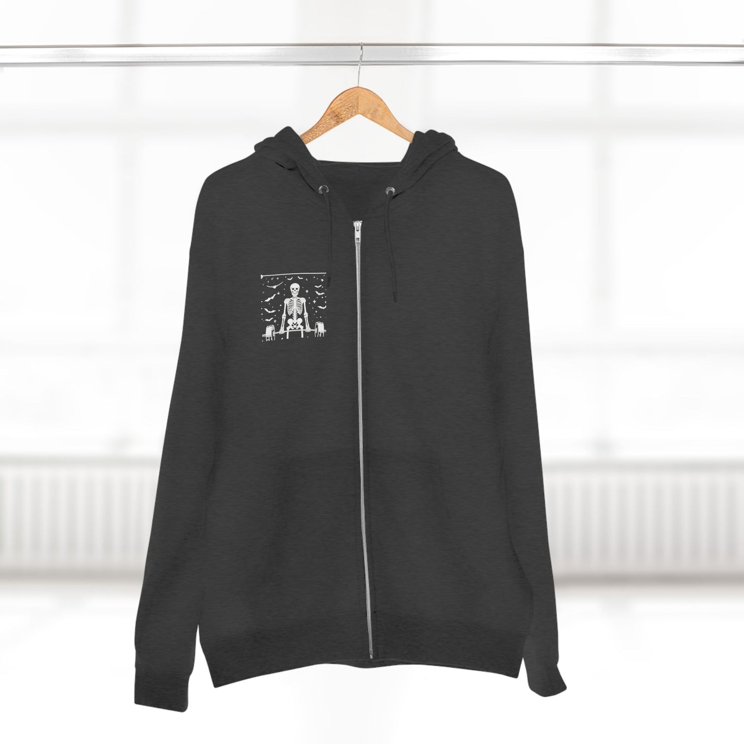 Tarot The Hierophant Zip Hoodie Personalized — Mystical Tarot Card Backprint Hoodie