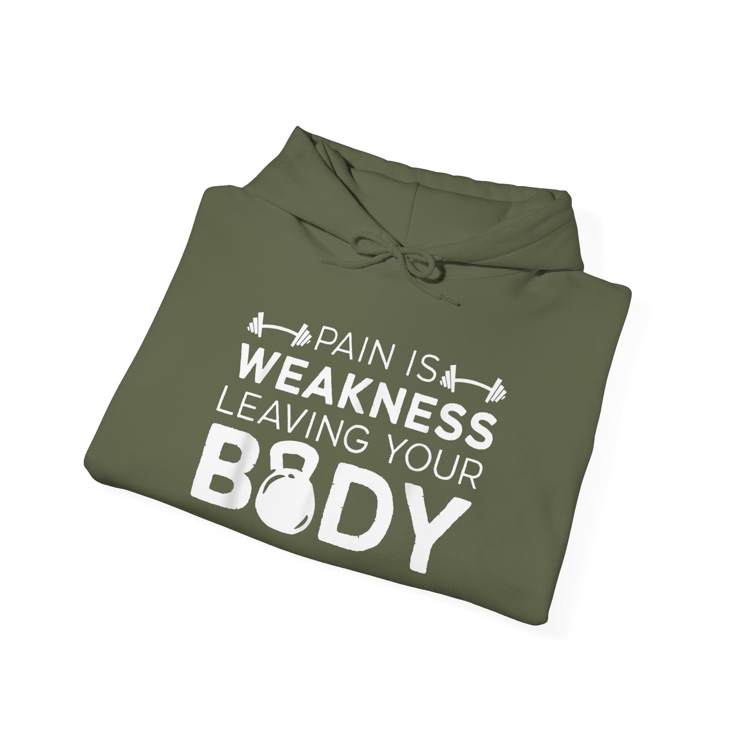 Pain Is Weakness Gym Hoodie