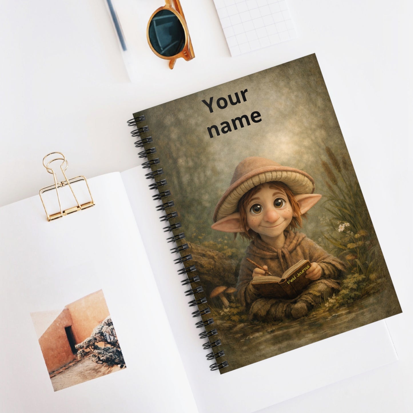 Peppercorn's Reading Spiral Notebook – Personalized Fantasy Journal - Golden Willow Emporium