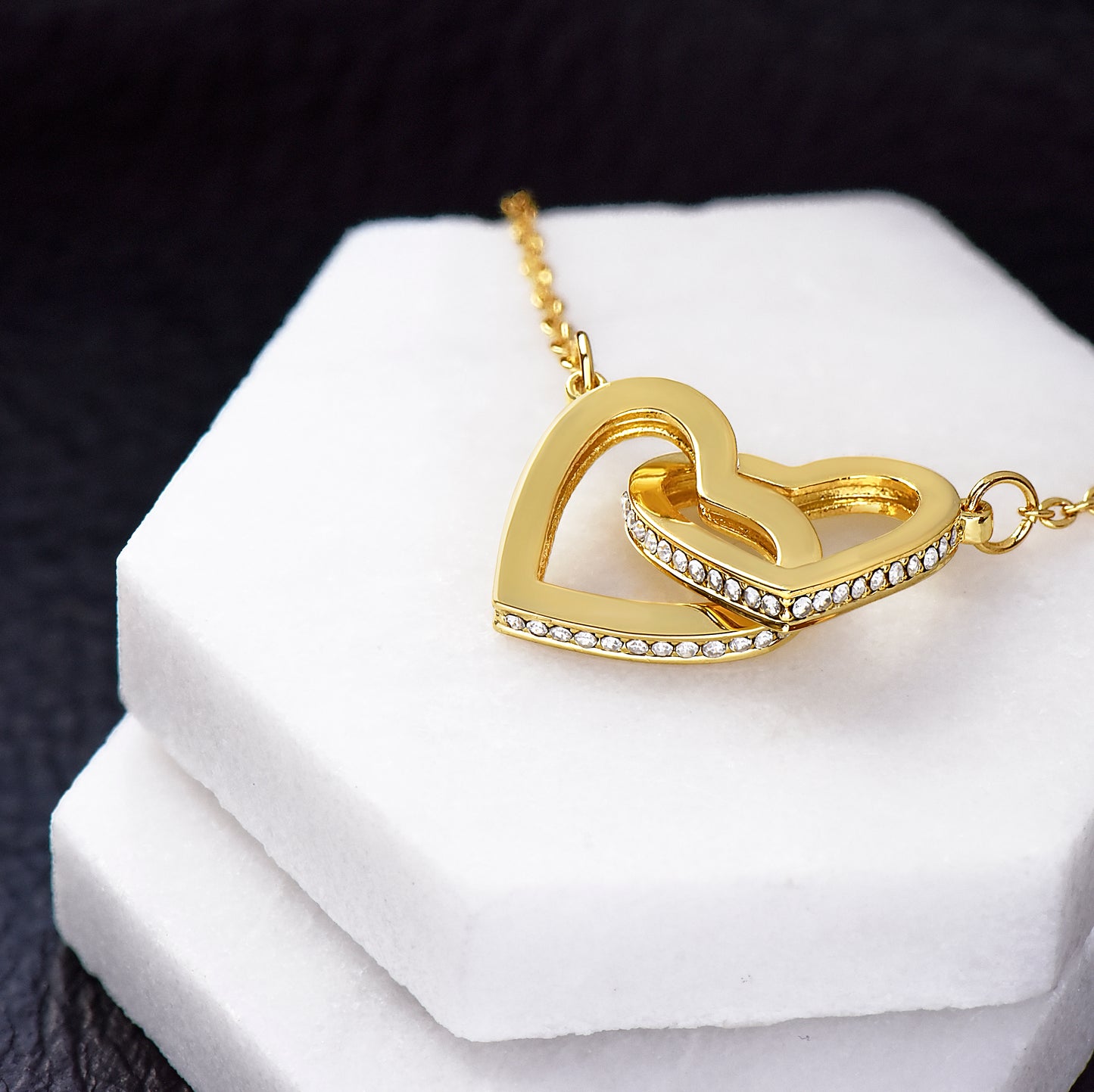 Interlocking Hearts Necklace - Wife