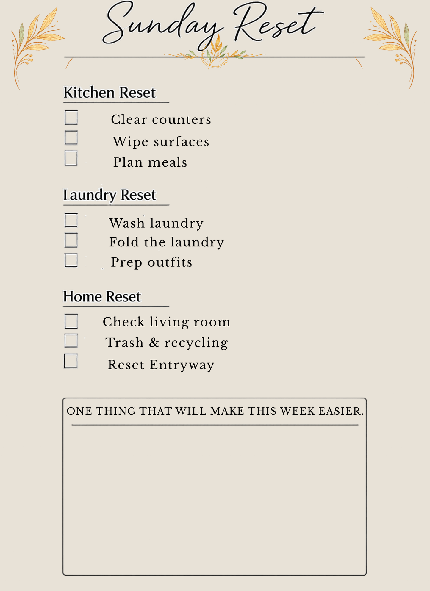 Kids Chore & Routine Printable Bundle – Family Organization Gift - Golden Willow Emporium