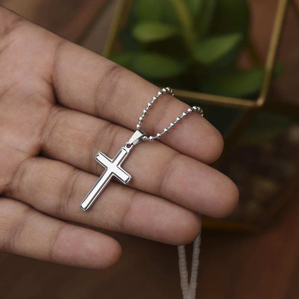 Artisan Cross Necklace – Meaningful Faith Gift for Her - Golden Willow Emporium