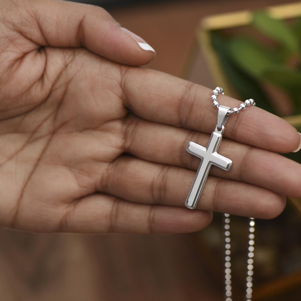 Artisan Cross Necklace – Meaningful Faith Gift for Her - Golden Willow Emporium