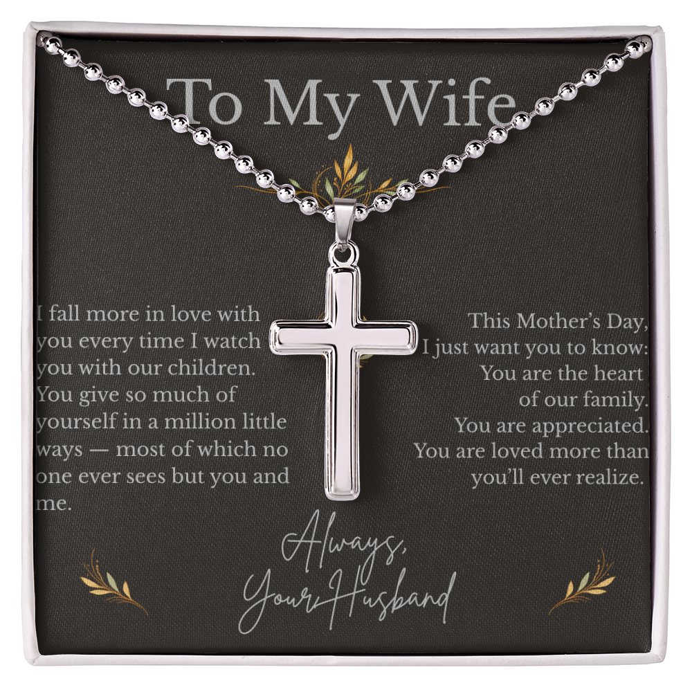 Artisan Cross Necklace – Meaningful Faith Gift for Her - Golden Willow Emporium