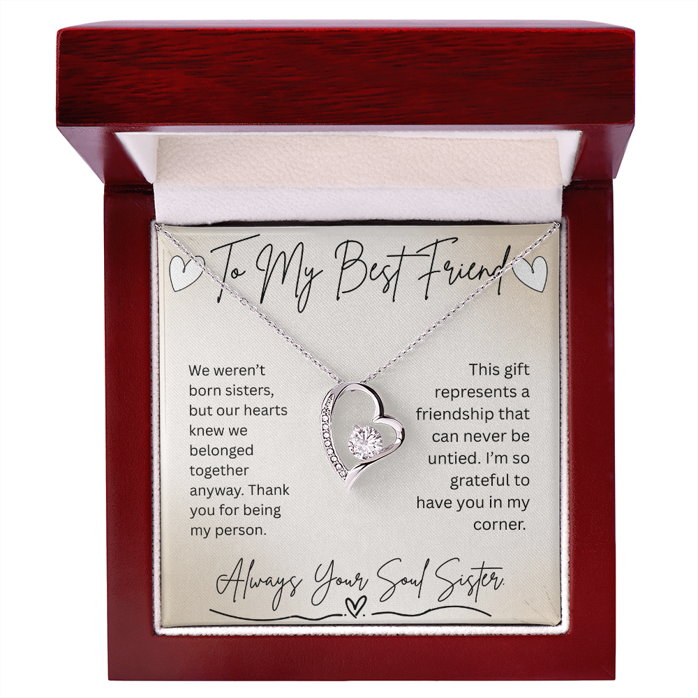 Soul Sister Friendship Necklace – Chosen Family Gift for Her - Golden Willow Emporium