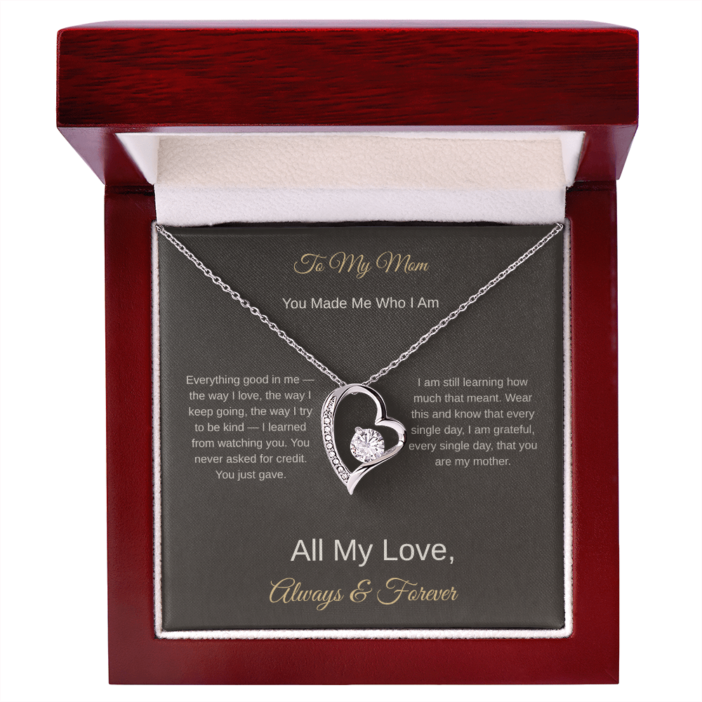To My Mom Necklace – Heartfelt Mother's Day Gift for Her - Golden Willow Emporium