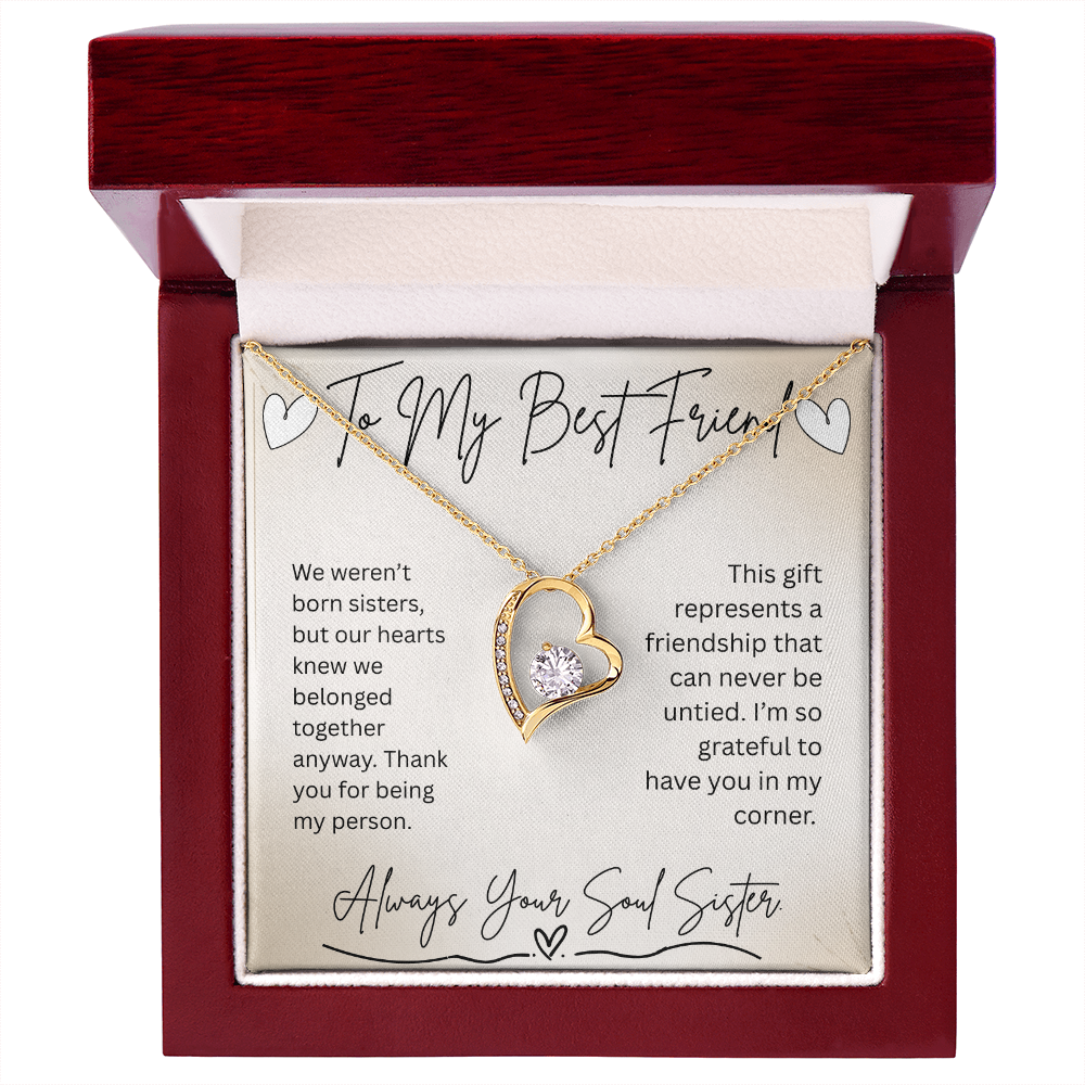 Soul Sister Friendship Necklace – Chosen Family Gift for Her - Golden Willow Emporium