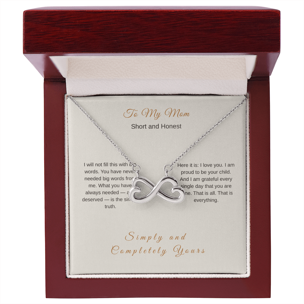 I Love You Mom Necklace – Meaningful Mother's Day Gift - Golden Willow Emporium