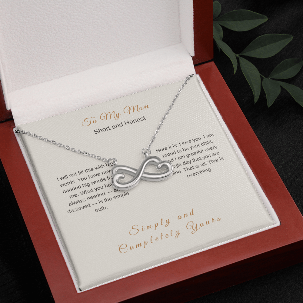 I Love You Mom Necklace – Meaningful Mother's Day Gift - Golden Willow Emporium