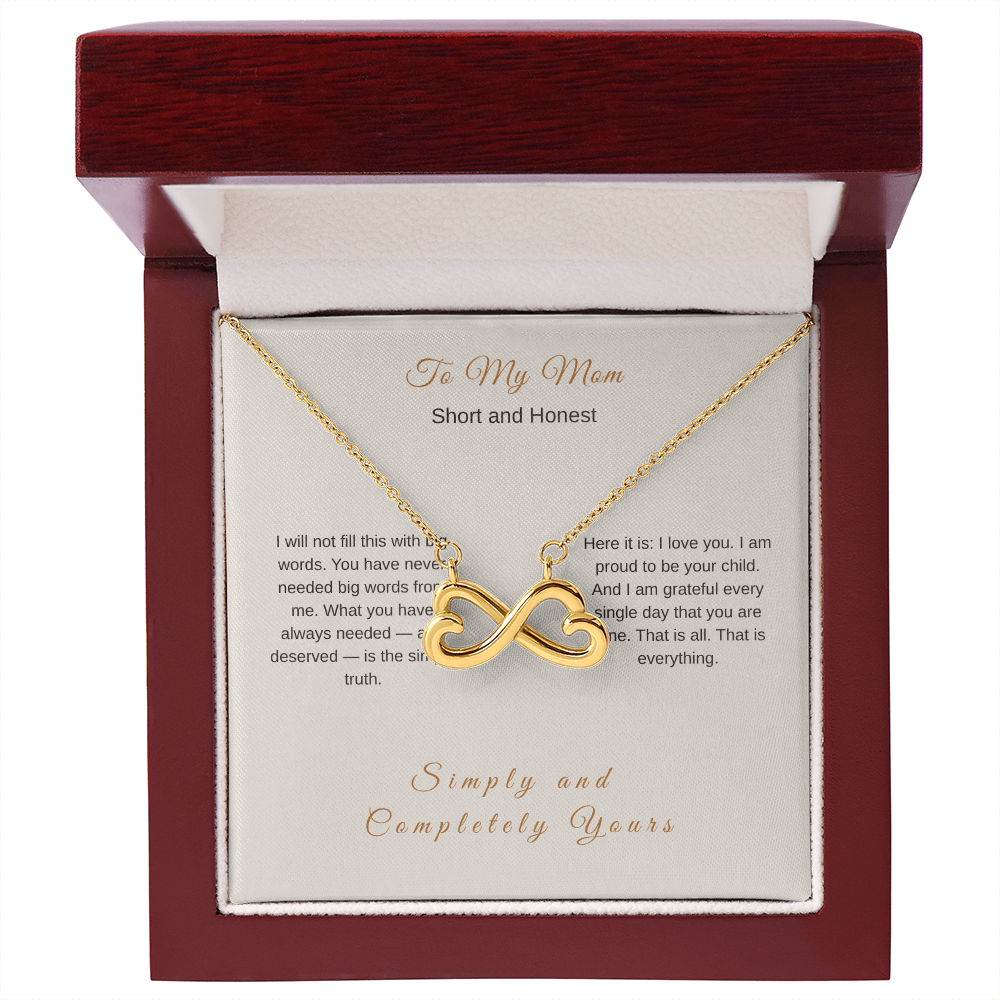 I Love You Mom Necklace – Meaningful Mother's Day Gift - Golden Willow Emporium