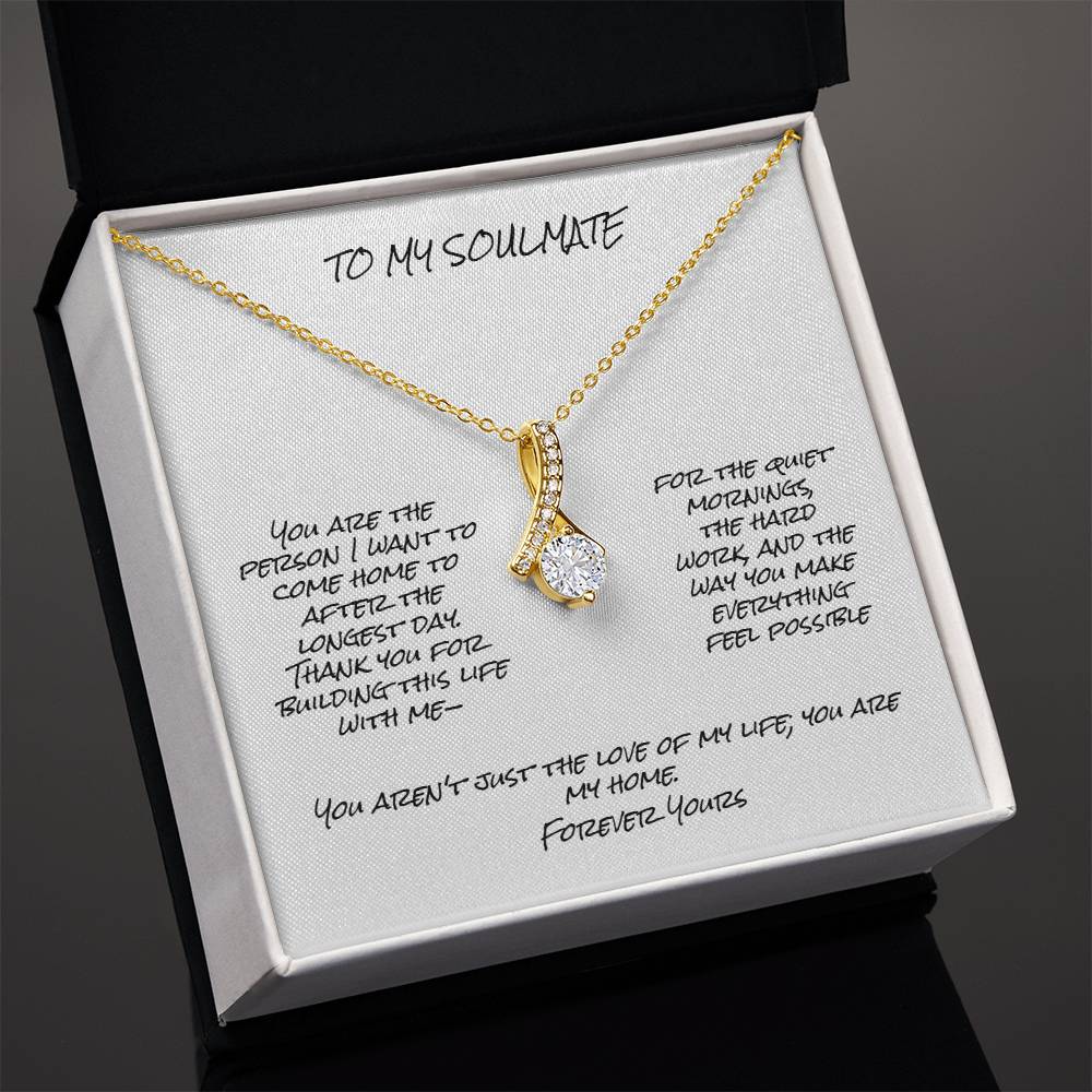 Soulmate Anniversary Necklace – Meaningful Gift for Her - Golden Willow Emporium