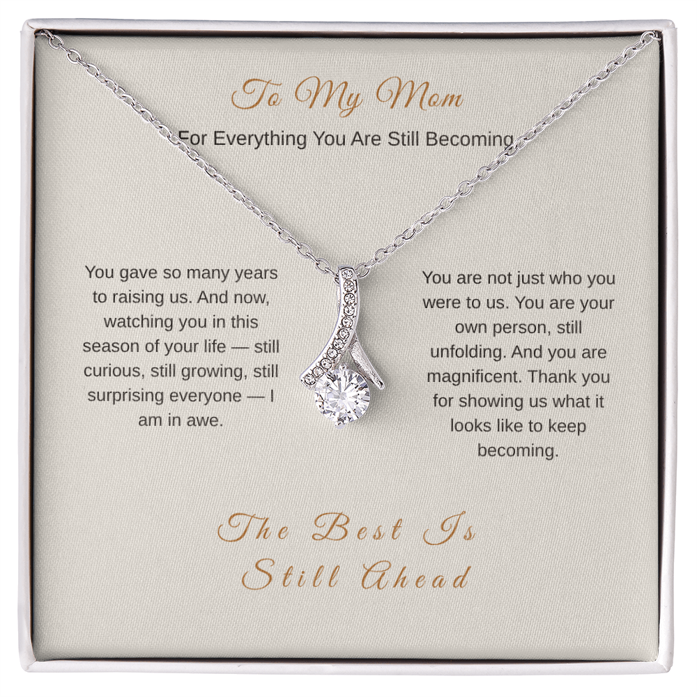 Everything You Are Becoming Necklace – Inspirational Gift for Mom - Golden Willow Emporium