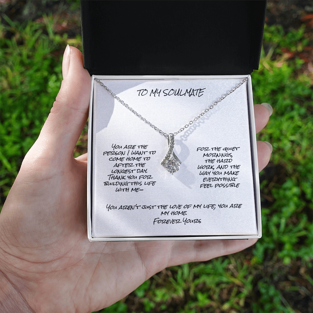 Soulmate Anniversary Necklace – Meaningful Gift for Her - Golden Willow Emporium