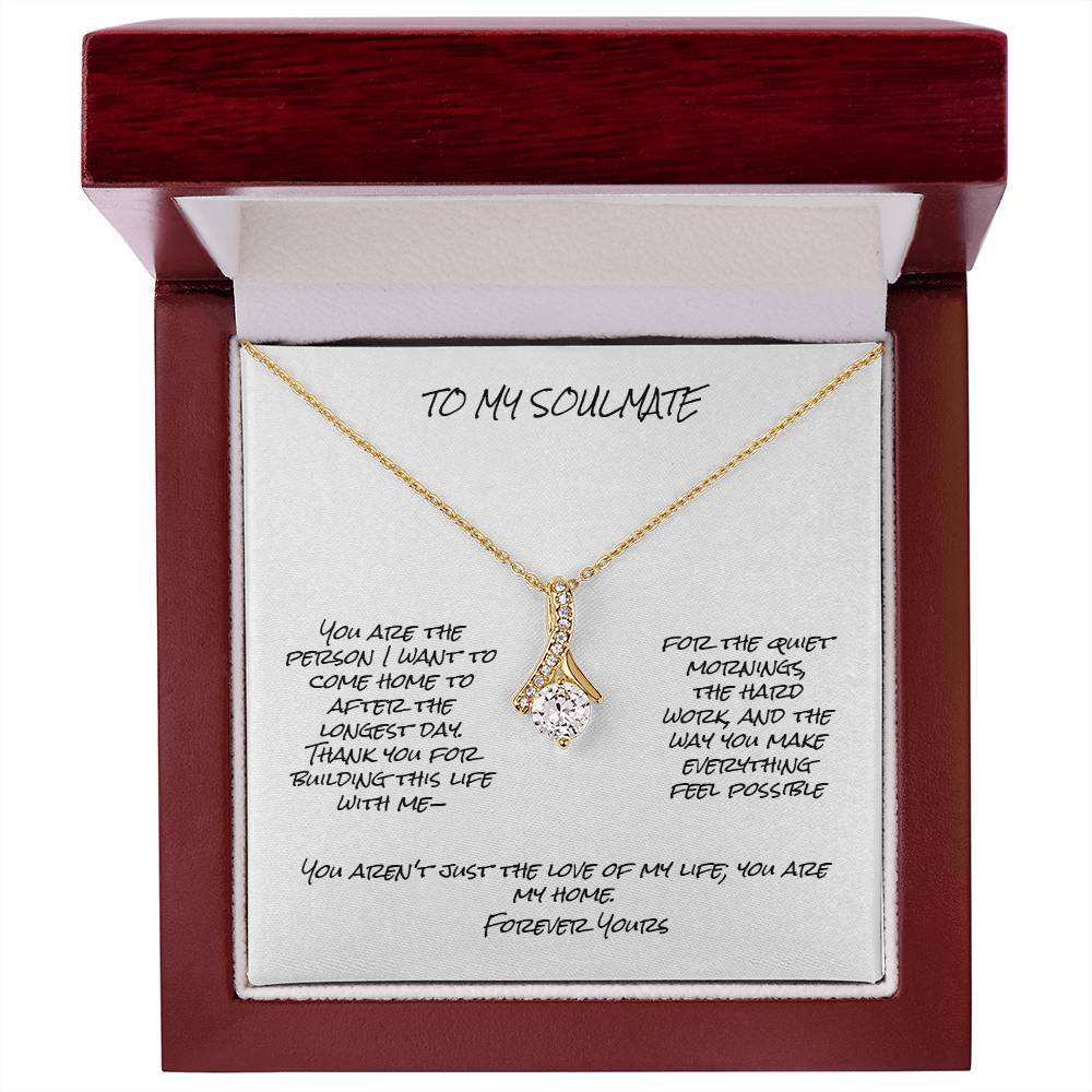 Soulmate Anniversary Necklace – Meaningful Gift for Her - Golden Willow Emporium