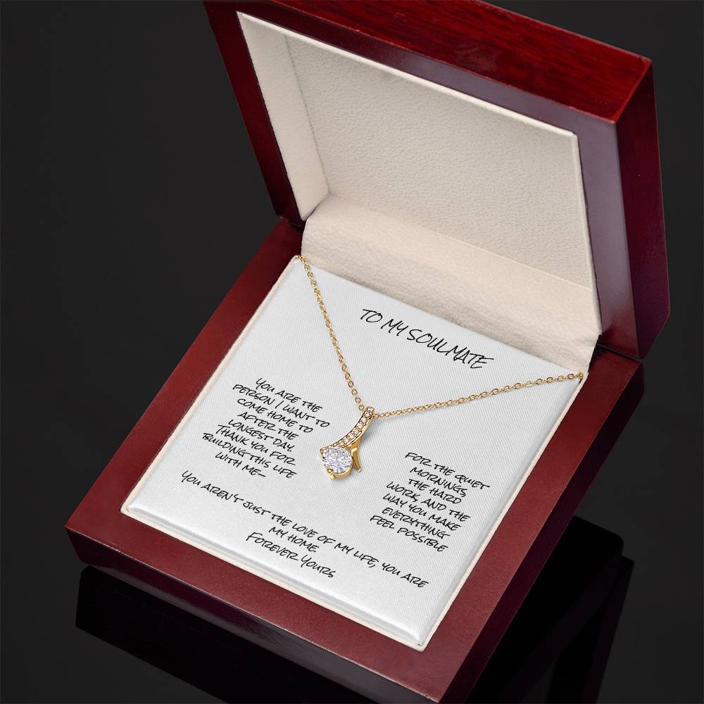 Soulmate Anniversary Necklace – Meaningful Gift for Her - Golden Willow Emporium