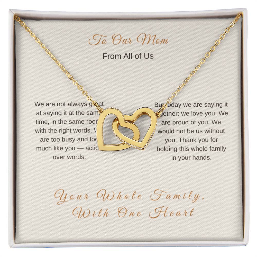 From All of Us Necklace for Mom – Family Mother's Day Gift - Golden Willow Emporium