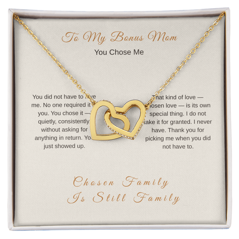 To My Stepmom Necklace – Bonus Mom Chosen Love Gift - Golden Willow Emporium