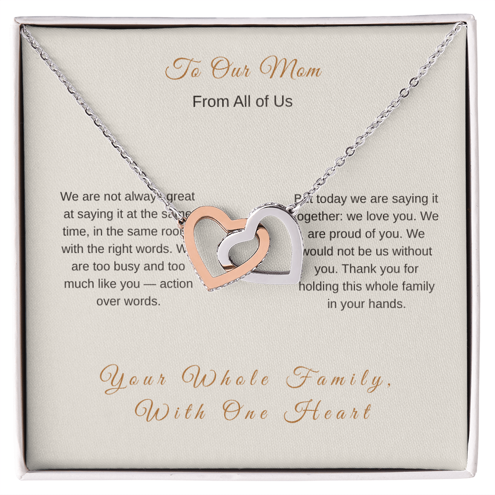 From All of Us Necklace for Mom – Family Mother's Day Gift - Golden Willow Emporium