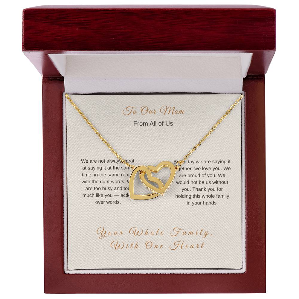 From All of Us Necklace for Mom – Family Mother's Day Gift - Golden Willow Emporium