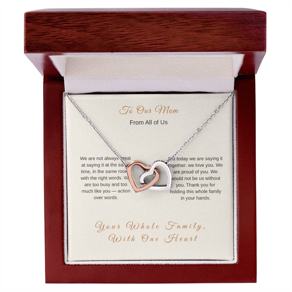 From All of Us Necklace for Mom – Family Mother's Day Gift - Golden Willow Emporium