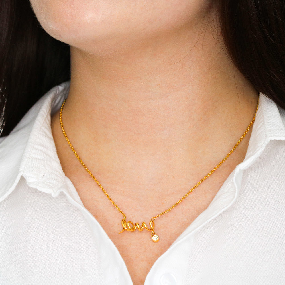 You Deserve Everything Necklace – Emotional Love Gift for Mom - Golden Willow Emporium