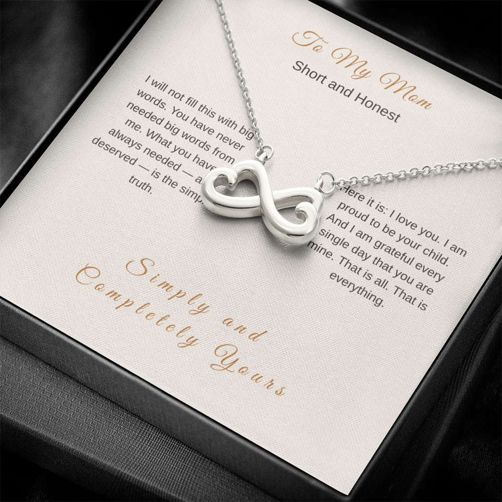 I Love You Mom Necklace – Meaningful Mother's Day Gift - Golden Willow Emporium