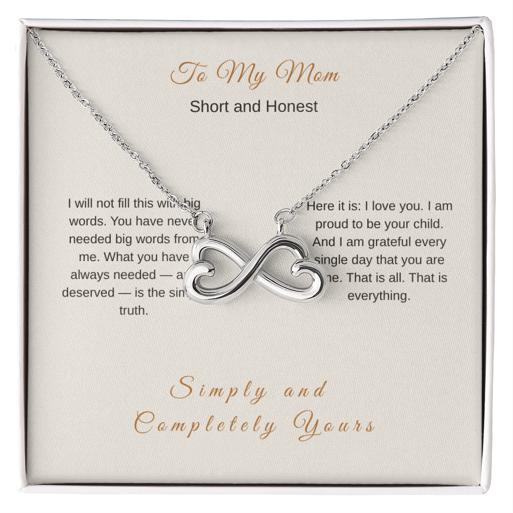 I Love You Mom Necklace – Meaningful Mother's Day Gift - Golden Willow Emporium