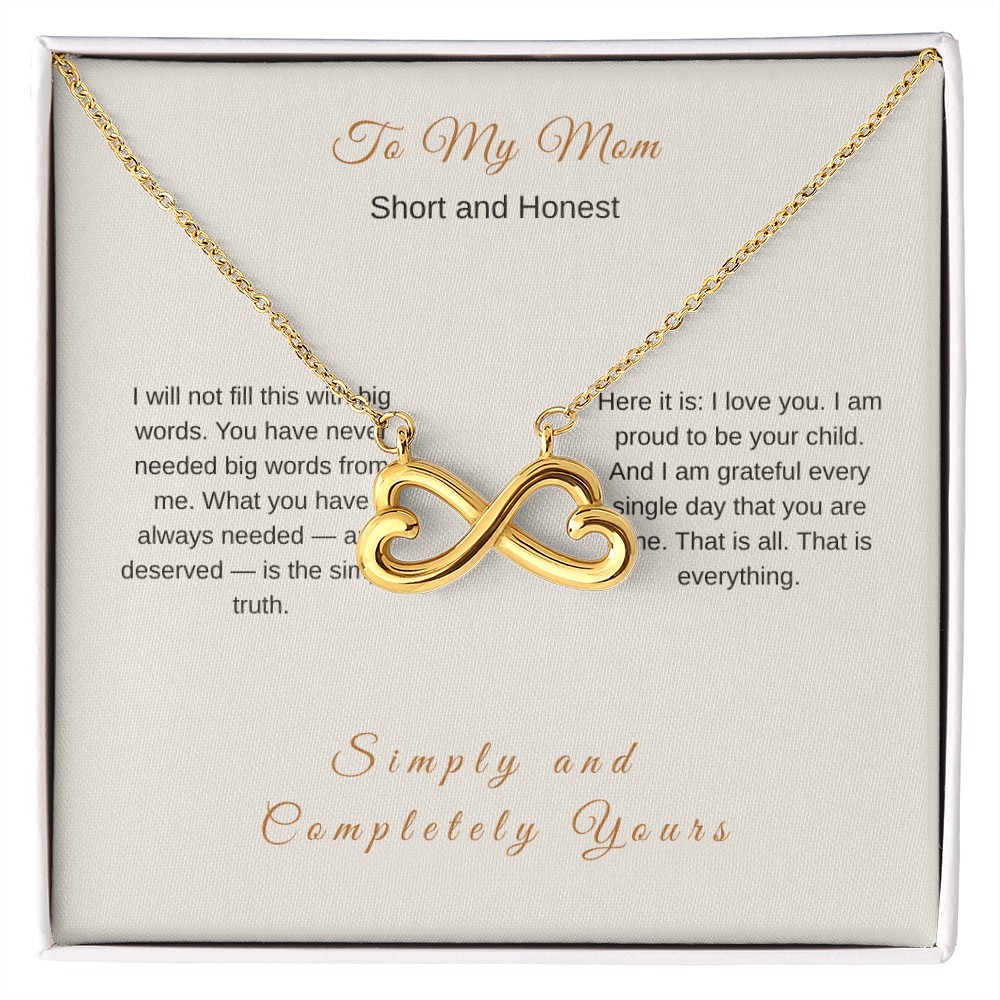 I Love You Mom Necklace – Meaningful Mother's Day Gift - Golden Willow Emporium