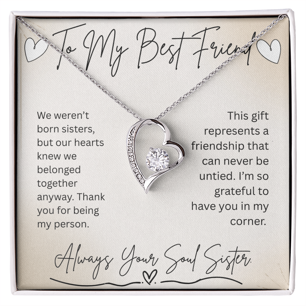 Soul Sister Friendship Necklace – Chosen Family Gift for Her - Golden Willow Emporium