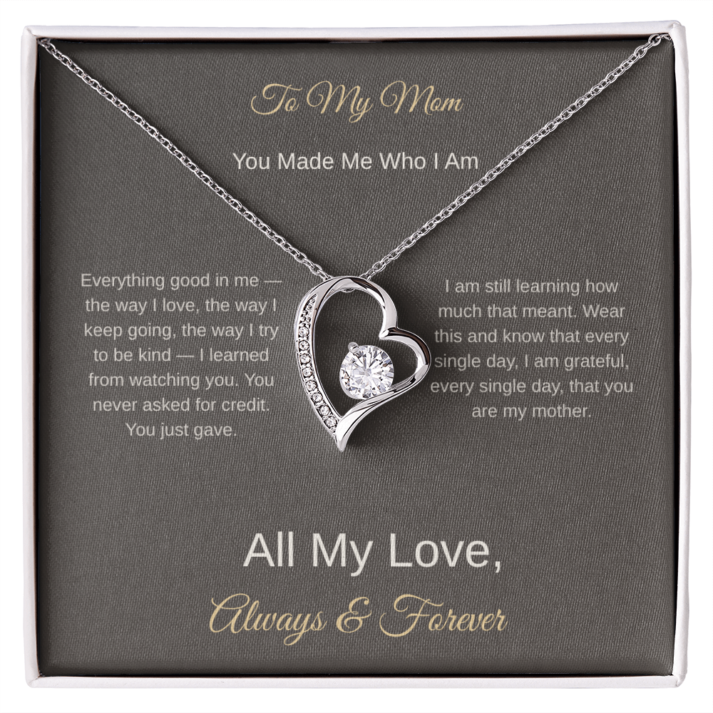 To My Mom Necklace – Heartfelt Mother's Day Gift for Her - Golden Willow Emporium