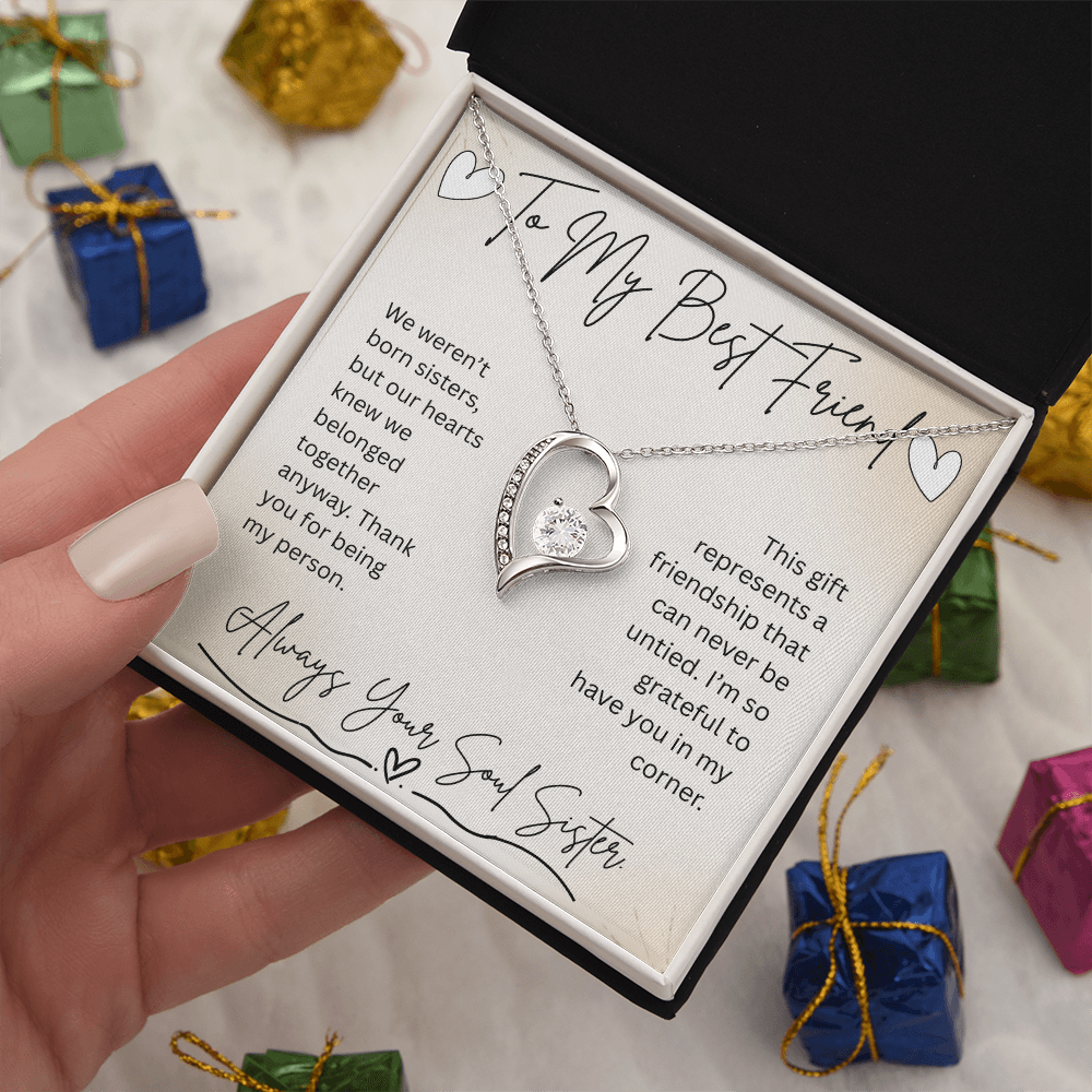Soul Sister Friendship Necklace – Chosen Family Gift for Her - Golden Willow Emporium