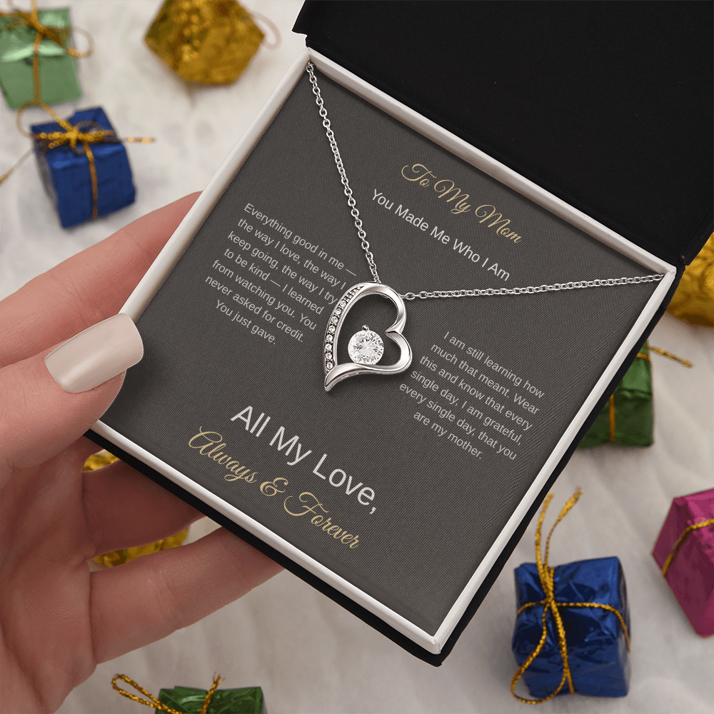 To My Mom Necklace – Heartfelt Mother's Day Gift for Her - Golden Willow Emporium