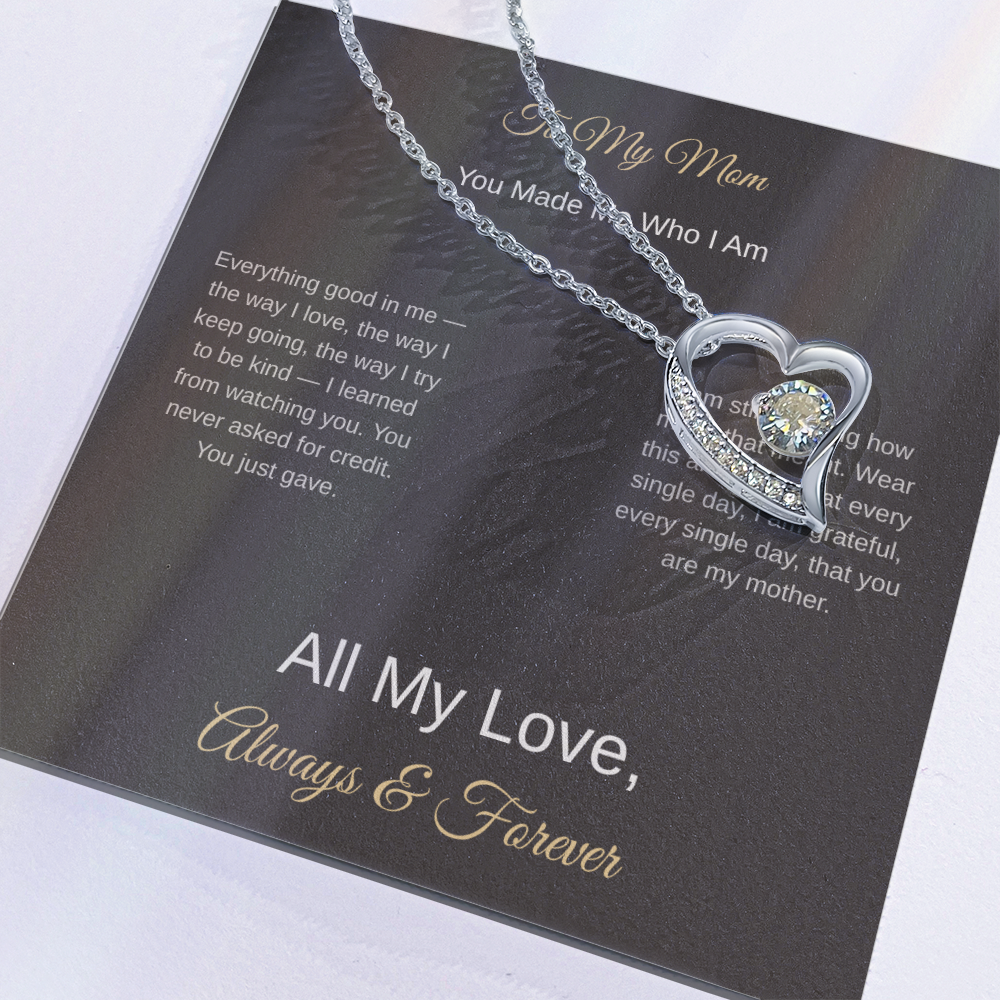 To My Mom Necklace – Heartfelt Mother's Day Gift for Her - Golden Willow Emporium
