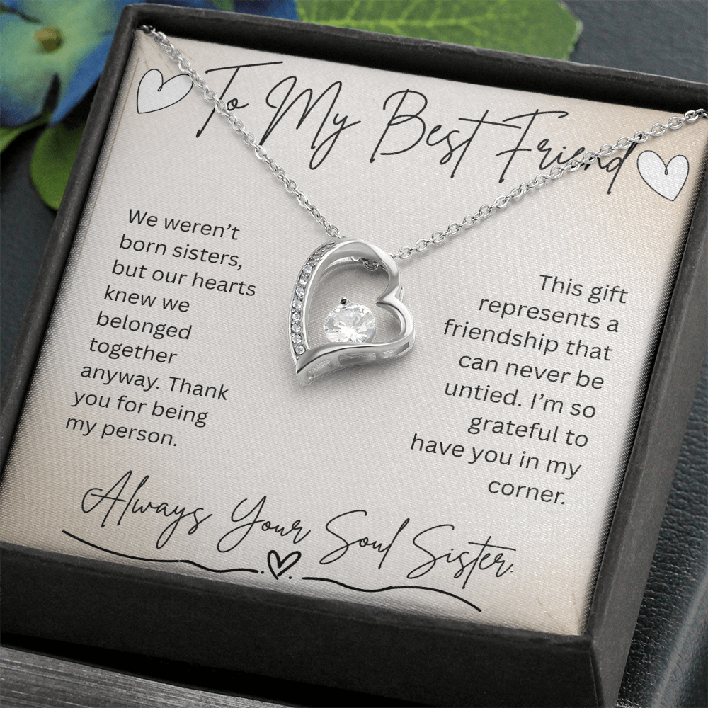 Soul Sister Friendship Necklace – Chosen Family Gift for Her - Golden Willow Emporium