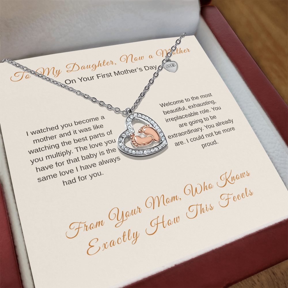 To My Daughter Necklace – First Mother's Day Gift from Mom - Golden Willow Emporium