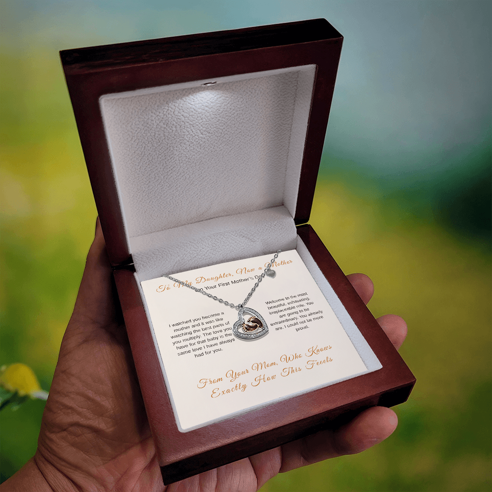 To My Daughter Necklace – First Mother's Day Gift from Mom - Golden Willow Emporium
