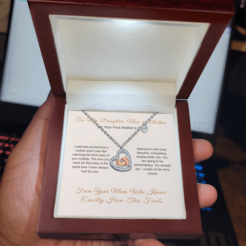 To My Daughter Necklace – First Mother's Day Gift from Mom - Golden Willow Emporium